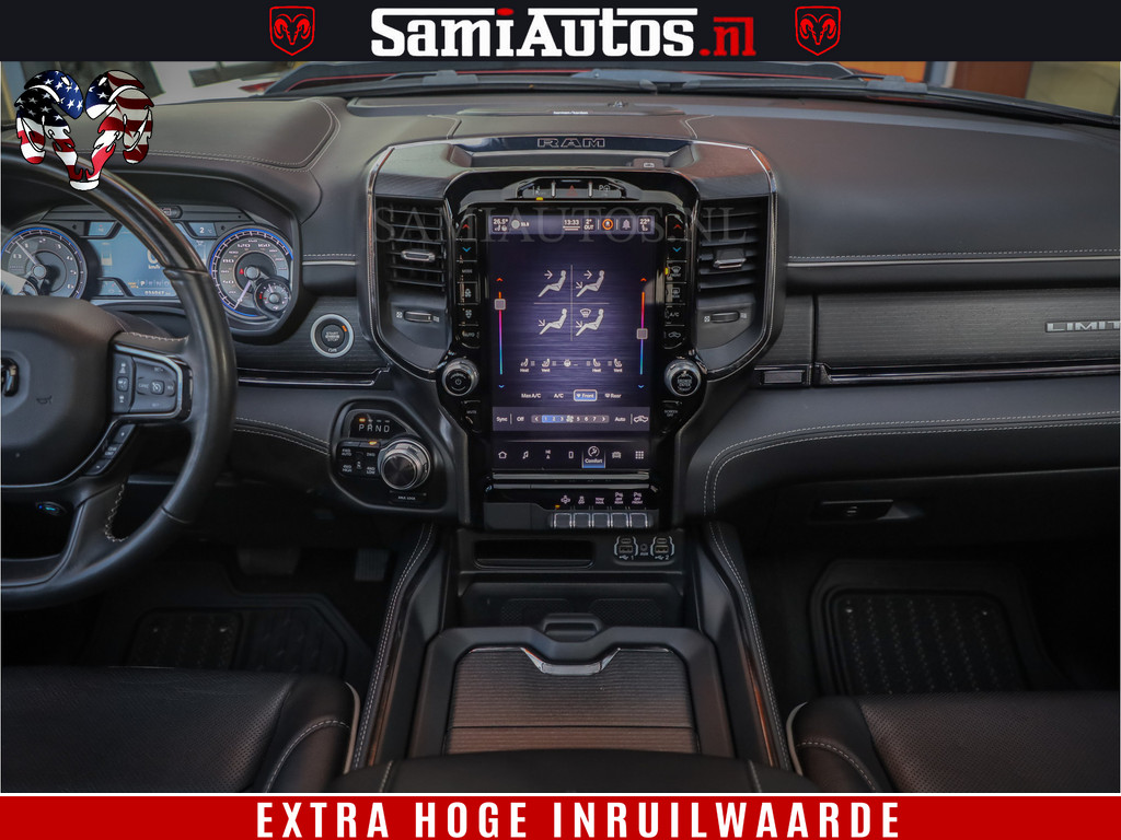 Dodge Ram 1500 Limited Night | Hemi 5.7 V8 4x4 | BOM VOL | Delmonico Red | Top Staat | Crew Cab | Dubbele Cabine | DC | 5 Persoons | 8