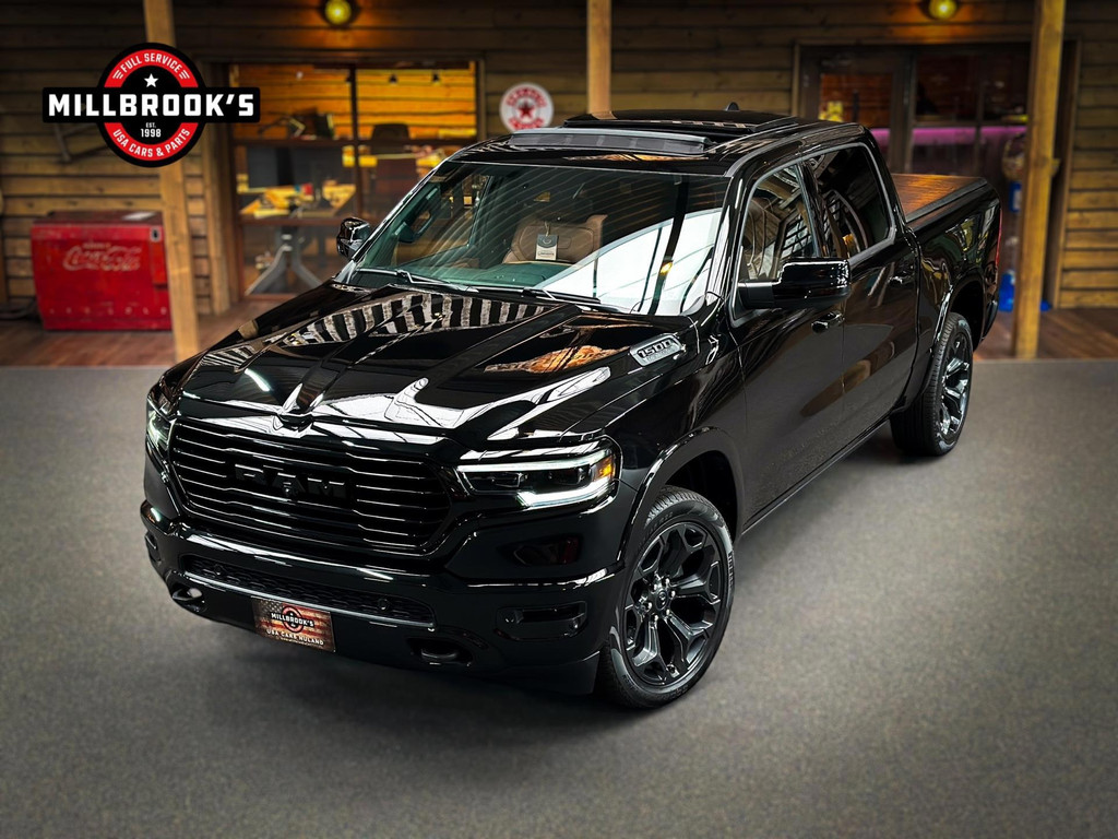 Dodge Ram 1500 5.7 V8 4x4 Longhorn, BPM VRIJ, LPG, Black edition, Luchtvering, adaptieve cruise control, 360 graden camera 12