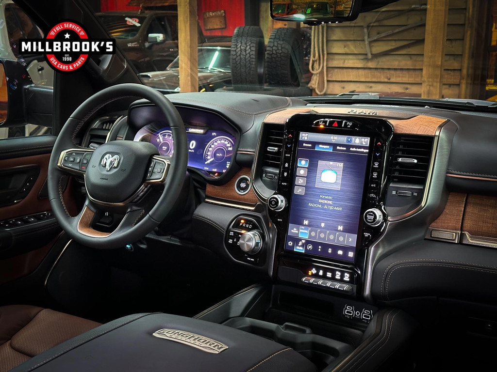 Dodge Ram 1500 5.7 V8 4x4 Longhorn, BPM VRIJ, LPG, Black edition, Luchtvering, adaptieve cruise control, 360 graden camera 14