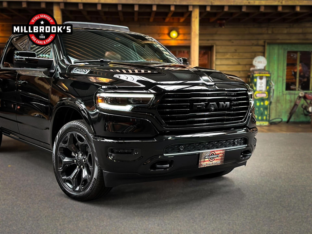 Dodge Ram 1500 5.7 V8 4x4 Longhorn, BPM VRIJ, LPG, Black edition, Luchtvering, adaptieve cruise control, 360 graden camera 8