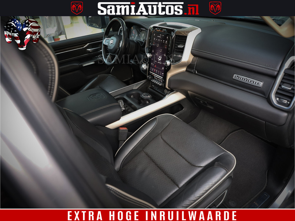 Dodge Ram 1500 Bom Vol | 5,7 V8 Hemi | Limited Wheels 22 inch | Luchtvering | Adaptive Cruise | Panoramadak | 360 Camera | Crew Cab | Dubbele Cabine | DC | 5 Persoons | 11