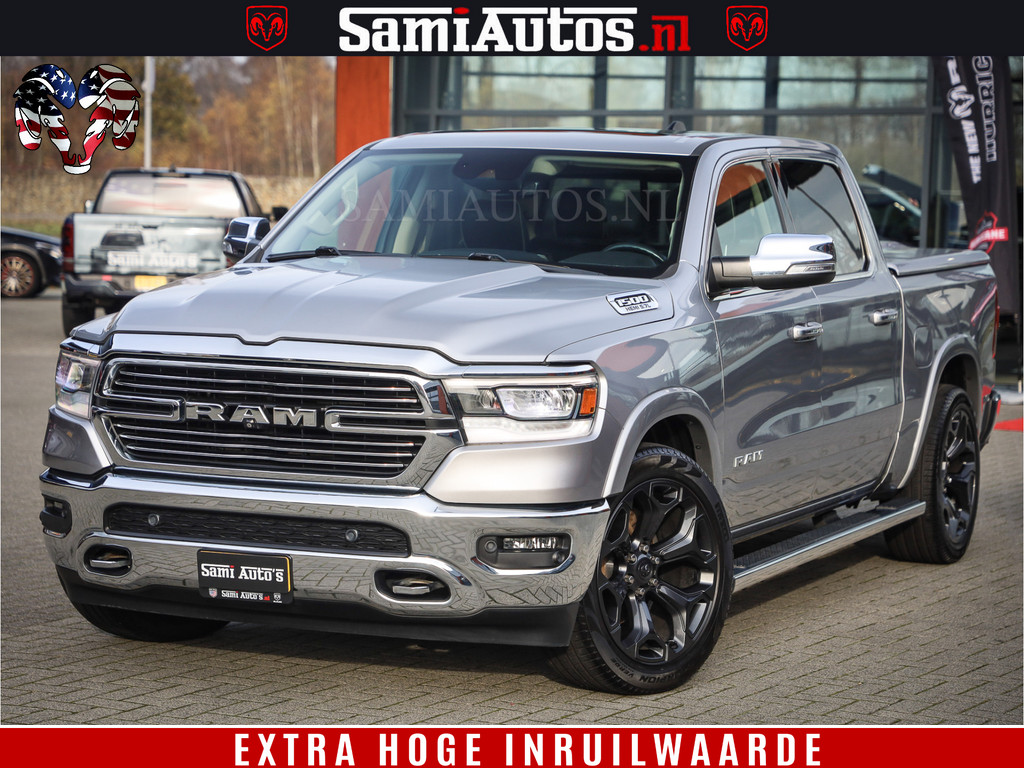 Dodge Ram 1500 Bom Vol | 5,7 V8 Hemi | Limited Wheels 22 inch | Luchtvering | Adaptive Cruise | Panoramadak | 360 Camera | Crew Cab | Dubbele Cabine | DC | 5 Persoons | 21