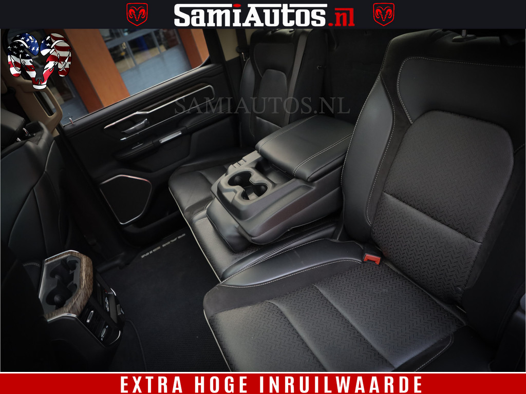 Dodge Ram 1500 Bom Vol | 5,7 V8 Hemi | Limited Wheels 22 inch | Luchtvering | Adaptive Cruise | Panoramadak | 360 Camera | Crew Cab | Dubbele Cabine | DC | 5 Persoons | 9