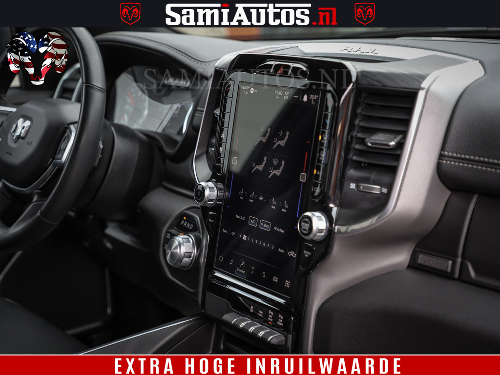 Dodge Ram 1500 LARAMIE SPORT 4X4 5.7 V8 | PRINS LPG | CAMERA | APPLE CARPLAY | 3500KG | FULL LED | CRUISE | MEMORY SEATS | LEDER | DUBBELE CABINE | CREWCAB Voorraad Nr: 2525 - 41256 13