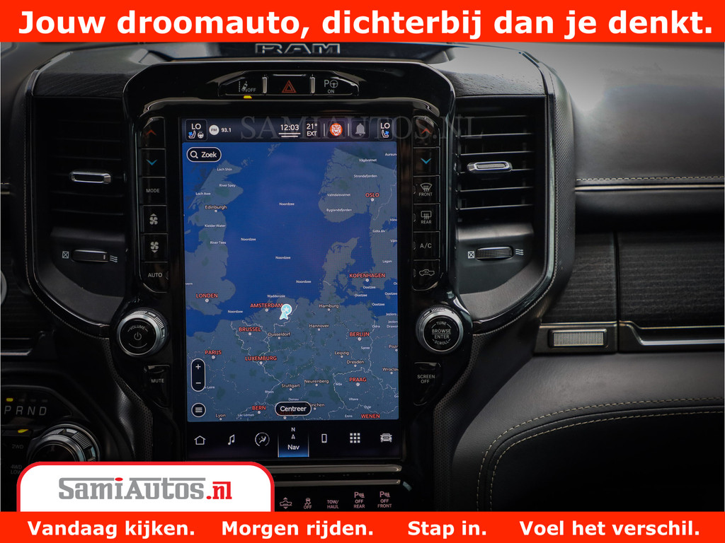 Dodge Ram 1500 LIMITED | 5.7 V8 HEMI | HUD | BOM VOL | LUCHTVERING | PANORAMA | ADAPTIVE CRUISE | 360 CAM | 3500KG | LEDER | DUBBELE CABINE | BPM VRIJ | LANE ASSIST | APPLE CARPLAY 13