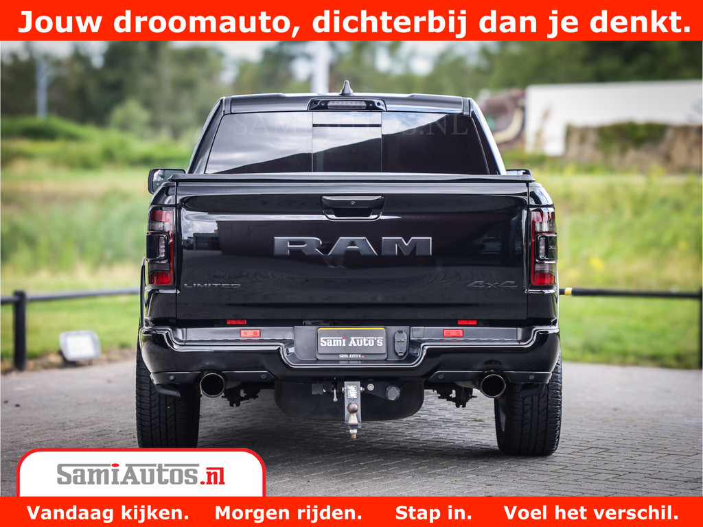 Dodge Ram 1500 LIMITED | 5.7 V8 HEMI | HUD | BOM VOL | LUCHTVERING | PANORAMA | ADAPTIVE CRUISE | 360 CAM | 3500KG | LEDER | DUBBELE CABINE | BPM VRIJ | LANE ASSIST | APPLE CARPLAY 16