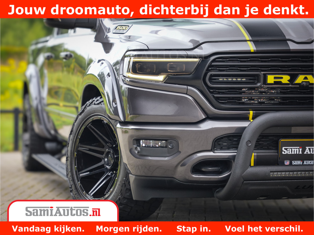 Dodge Ram 1500 LIMITED CUSTOM | FULL OPTION | LUCHT REMSYSTEEM | LUCHT VERING | 360 CAM | 200L LPG | PANORAMA | 4X4 V8 5.7 | 3500KG | MEMORY | WIDE BODYKIT | AMBILIGHT | MICKEY THOMPSON BANDEN | 11