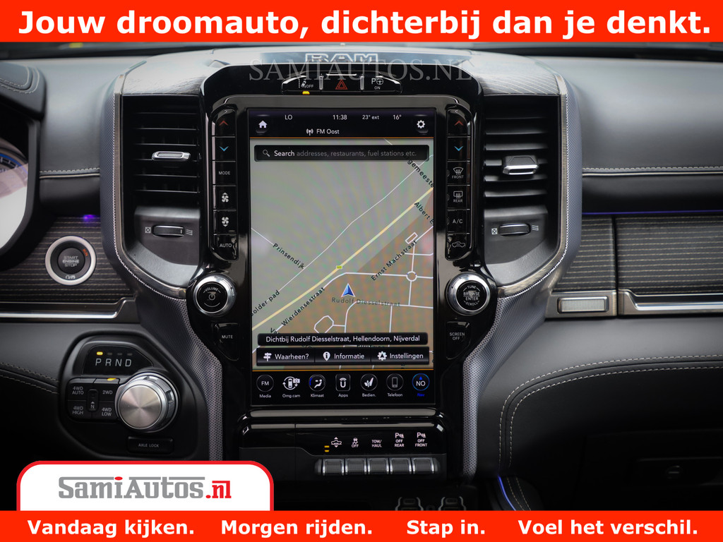 Dodge Ram 1500 LIMITED CUSTOM | FULL OPTION | LUCHT REMSYSTEEM | LUCHT VERING | 360 CAM | 200L LPG | PANORAMA | 4X4 V8 5.7 | 3500KG | MEMORY | WIDE BODYKIT | AMBILIGHT | MICKEY THOMPSON BANDEN | 17