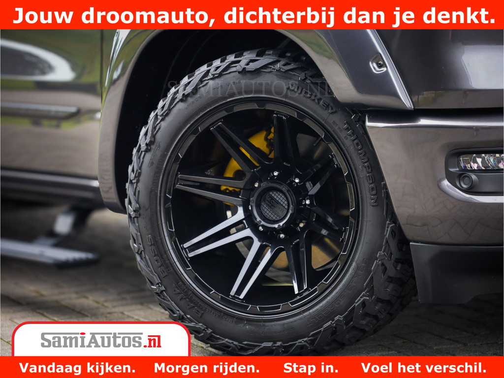 Dodge Ram 1500 LIMITED CUSTOM | FULL OPTION | LUCHT REMSYSTEEM | LUCHT VERING | 360 CAM | 200L LPG | PANORAMA | 4X4 V8 5.7 | 3500KG | MEMORY | WIDE BODYKIT | AMBILIGHT | MICKEY THOMPSON BANDEN | 19