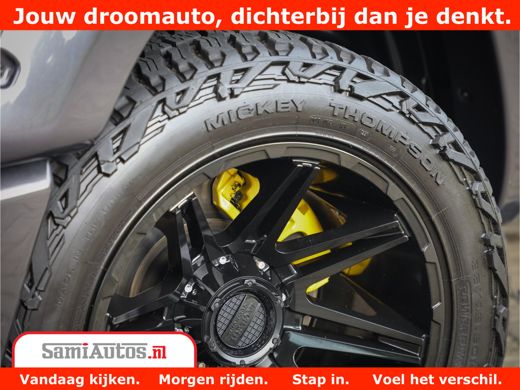 Dodge Ram 1500 LIMITED CUSTOM | FULL OPTION | LUCHT REMSYSTEEM | LUCHT VERING | 360 CAM | 200L LPG | PANORAMA | 4X4 V8 5.7 | 3500KG | MEMORY | WIDE BODYKIT | AMBILIGHT | MICKEY THOMPSON BANDEN | 7