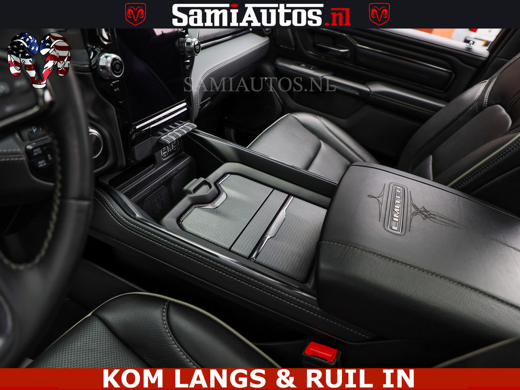 Dodge Ram 1500 LIMITED NIGHT | BOM VOL | HUD | MWK | LUCHTVERING | PANODAK | 5.7 V8 HEMI 402PK | DC | DUBBELE CABINE | 5 PERSOONS | GRIJSKENTEKEN PICK UP | | De specialist in Amerikaanse pickâups in Nederland en Europa. 10