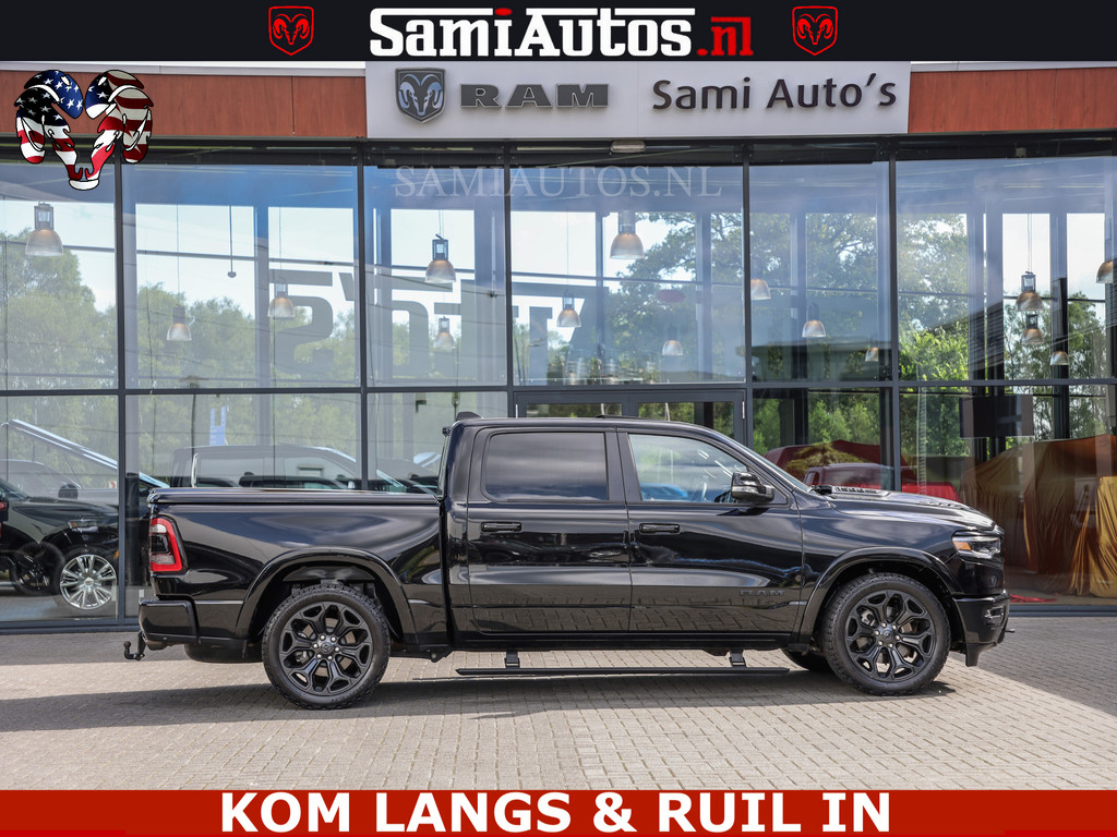 Dodge Ram 1500 LIMITED NIGHT | BOM VOL | HUD | MWK | LUCHTVERING | PANODAK | 5.7 V8 HEMI 402PK | DC | DUBBELE CABINE | 5 PERSOONS | GRIJSKENTEKEN PICK UP | | De specialist in Amerikaanse pickâups in Nederland en Europa. 7