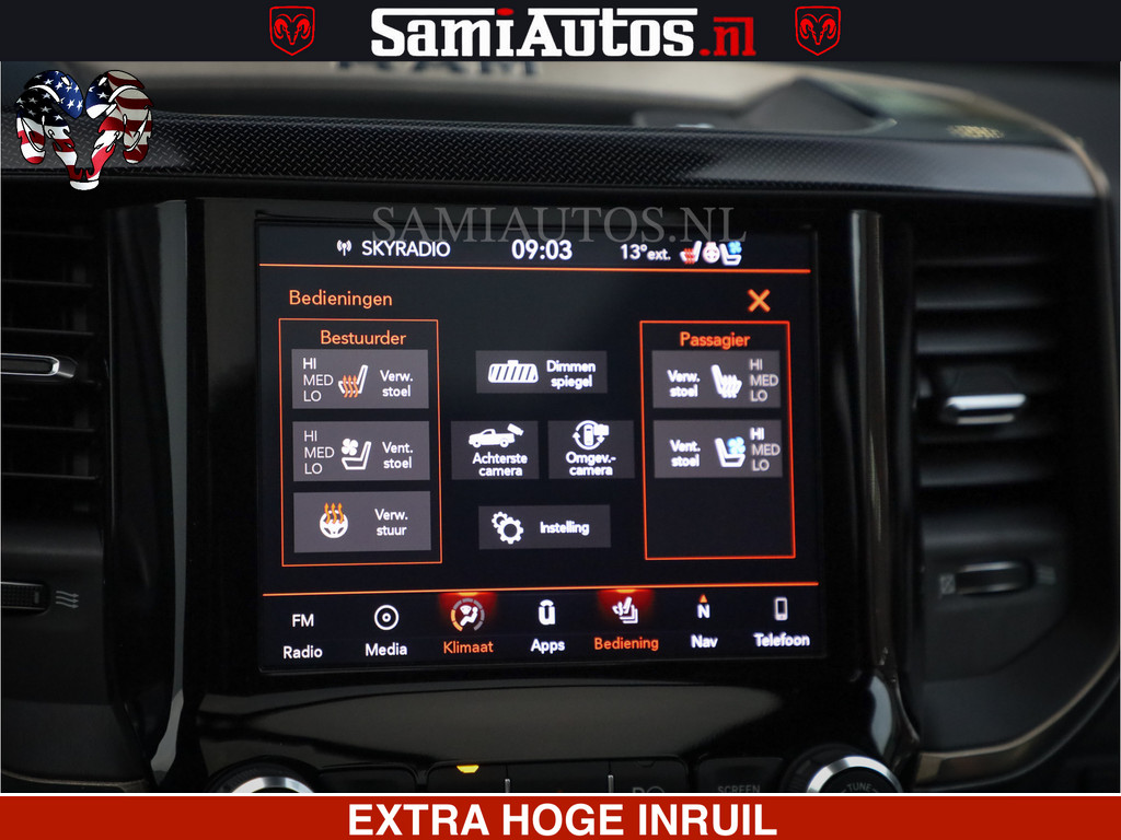 Dodge Ram 1500 SPORT BLACK EDITION | 4X4 5.7 V8 | VOL OPTIES | 360 CAMERA | APPLE CARPLAY | 3500KG | 22INCH NIGHT | FULL LED | ADAPTIVE CRUISE | MEMORY SEATS | LEDER | DUBBELE CABINE | CREWCAB 17