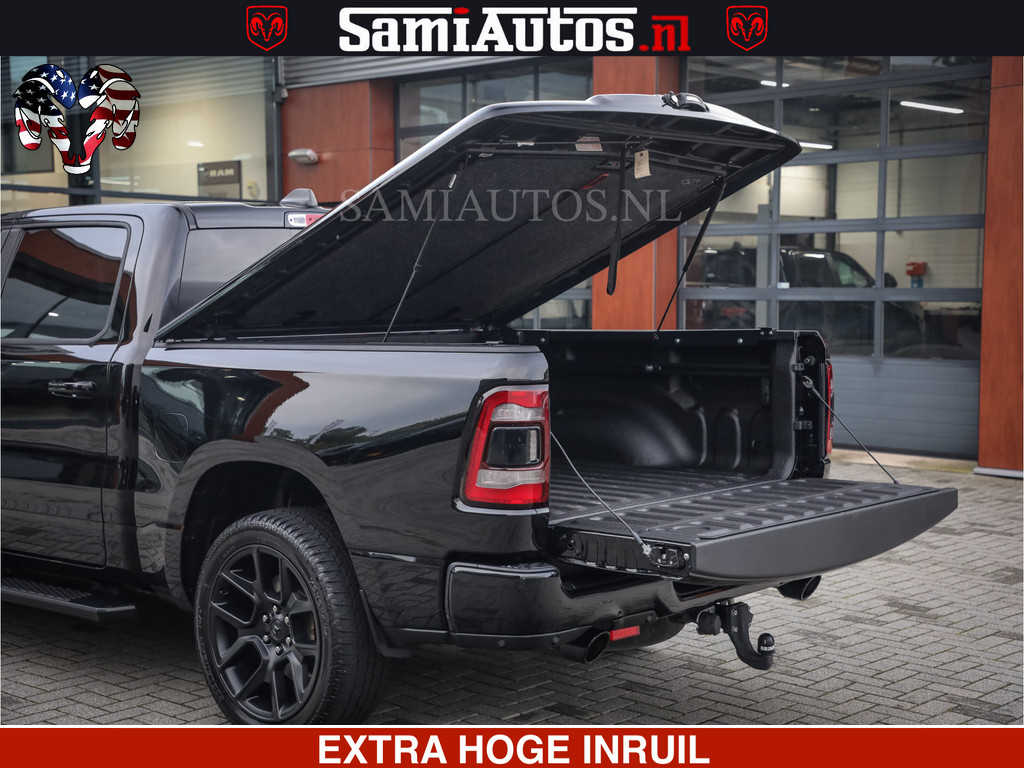 Dodge Ram 1500 SPORT BLACK EDITION | 4X4 5.7 V8 | VOL OPTIES | 360 CAMERA | APPLE CARPLAY | 3500KG | 22INCH NIGHT | FULL LED | ADAPTIVE CRUISE | MEMORY SEATS | LEDER | DUBBELE CABINE | CREWCAB 19