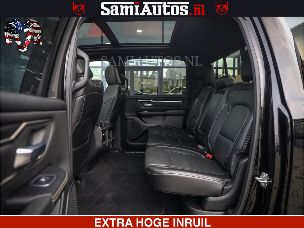 Dodge Ram 1500 SPORT BLACK EDITION | 4X4 5.7 V8 | VOL OPTIES | 360 CAMERA | APPLE CARPLAY | 3500KG | 22INCH NIGHT | FULL LED | ADAPTIVE CRUISE | MEMORY SEATS | LEDER | DUBBELE CABINE | CREWCAB 8