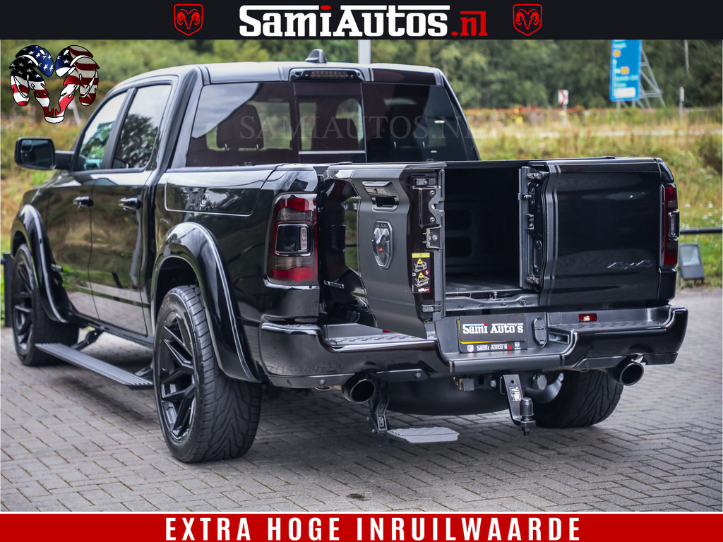 Dodge Ram 1500 THE HULK | CARBON | LIMITED 5.7 V8 | WIDE BODY KIT | RAMBOX | MULTI TAILGATE | LPG G3 | LUCHTVERING | ADAPTIVE | HUD | DIGI CLUSTER | DIGI MIRROR | 3500Kg 12