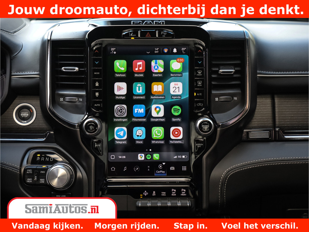 Dodge Ram 1500 THE HULK | CARBON | LIMITED 5.7 V8 | WIDE BODY KIT | RAMBOX | MULTI TAILGATE | LPG G3 | LUCHTVERING | ADAPTIVE | HUD | DIGI CLUSTER | DIGI MIRROR | 3500Kg 13