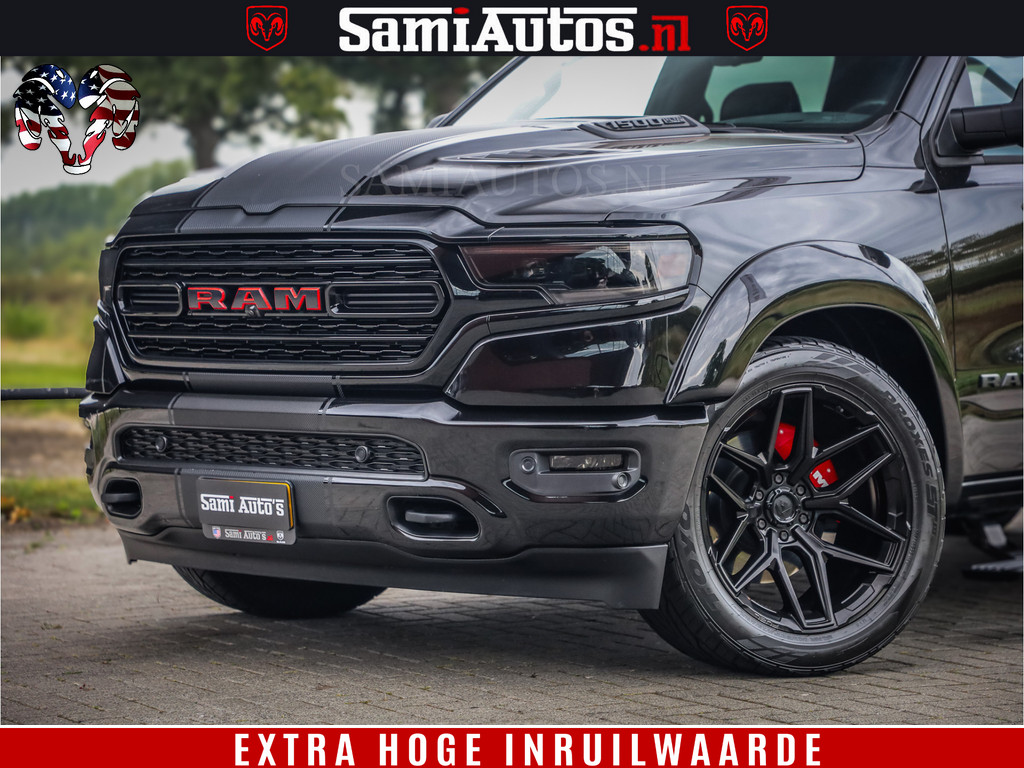 Dodge Ram 1500 THE HULK | CARBON | LIMITED 5.7 V8 | WIDE BODY KIT | RAMBOX | MULTI TAILGATE | LPG G3 | LUCHTVERING | ADAPTIVE | HUD | DIGI CLUSTER | DIGI MIRROR | 3500Kg 7