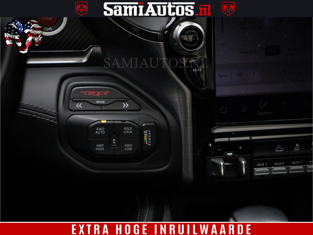 Dodge Ram 1500 TRX HELLCAT 712 PK 6.2 V8 | MEGA DIK | BOM VOL | BLACK ON BLACK | CREW CAB DUBBELE CABINE DC | 5 PERSOONS GRIJS KENTEKEN | 11