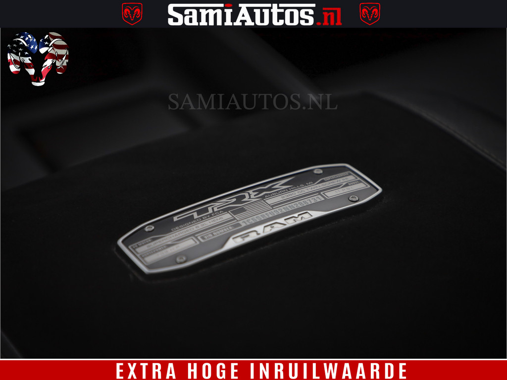 Dodge Ram 1500 TRX HELLCAT 712 PK 6.2 V8 | MEGA DIK | BOM VOL | BLACK ON BLACK | CREW CAB DUBBELE CABINE DC | 5 PERSOONS GRIJS KENTEKEN | 15