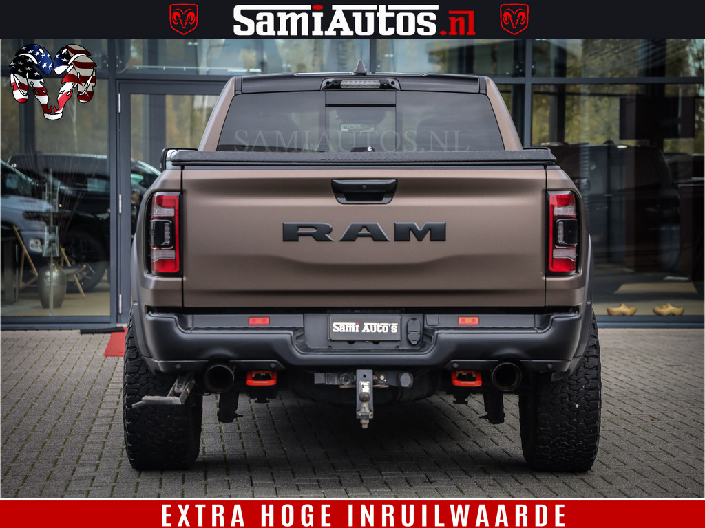 Dodge Ram 1500 TRX HELLCAT 712 PK 6.2 V8 | MEGA DIK | BOM VOL | BLACK ON BLACK | CREW CAB DUBBELE CABINE DC | 5 PERSOONS GRIJS KENTEKEN | 16