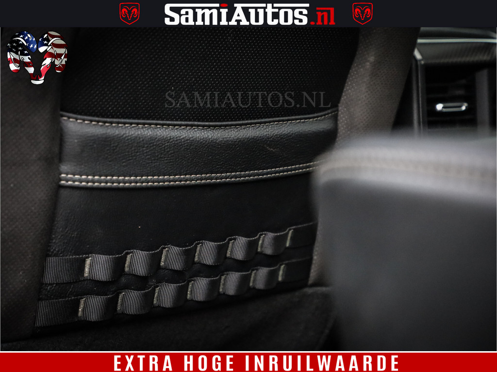 Dodge Ram 1500 TRX HELLCAT 712 PK 6.2 V8 | MEGA DIK | BOM VOL | BLACK ON BLACK | CREW CAB DUBBELE CABINE DC | 5 PERSOONS GRIJS KENTEKEN | 19