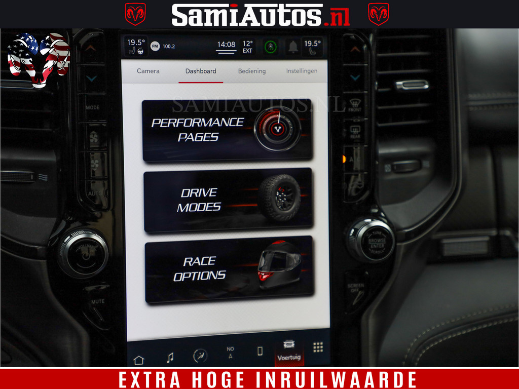 Dodge Ram 1500 TRX HELLCAT 712 PK 6.2 V8 | MEGA DIK | BOM VOL | BLACK ON BLACK | CREW CAB DUBBELE CABINE DC | 5 PERSOONS GRIJS KENTEKEN | 8