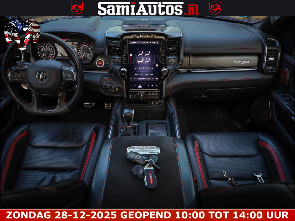 Dodge Ram 1500 TRX OLEA GREEN HELLCAT 6.2 V8 712PK | CARBON PACK | RODE STIKSELS | BOM VOL | 4PLAY WHEELS | DUBBELE CABINE | 5 PERSOONS DC | DE MOOISTE VAN NL | 11
