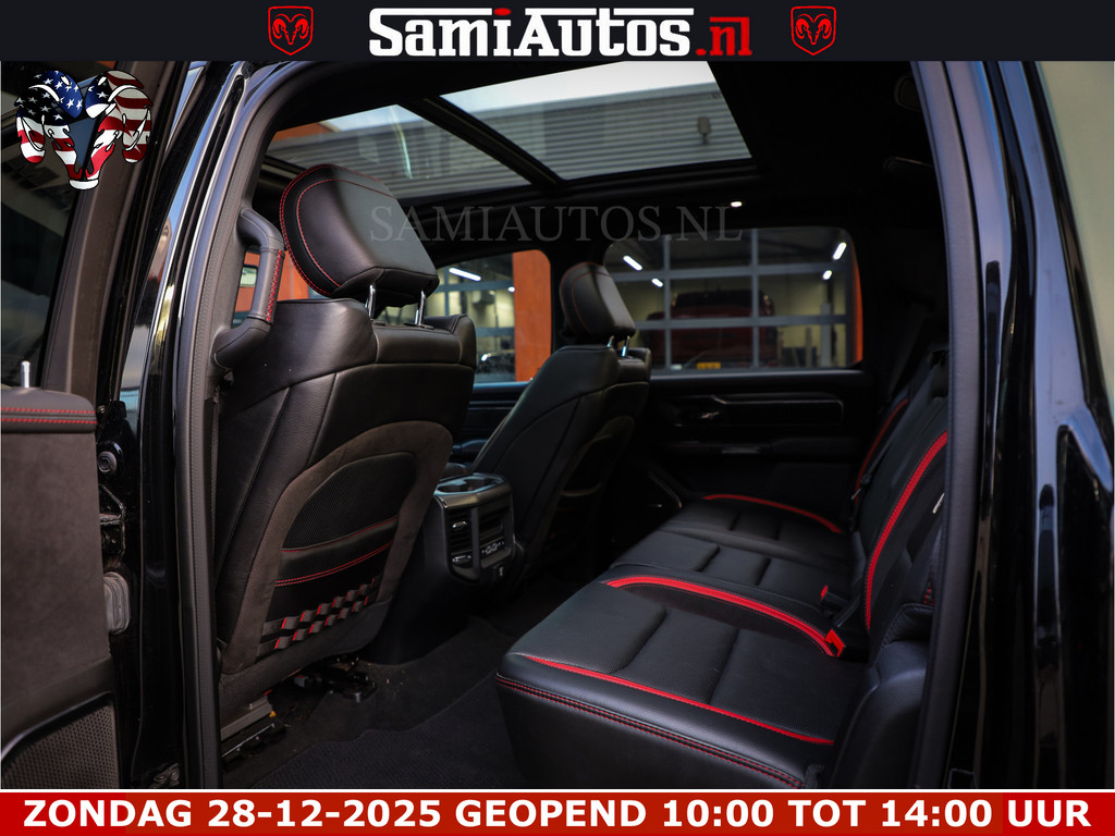 Dodge Ram 1500 TRX OLEA GREEN HELLCAT 6.2 V8 712PK | CARBON PACK | RODE STIKSELS | BOM VOL | 4PLAY WHEELS | DUBBELE CABINE | 5 PERSOONS DC | DE MOOISTE VAN NL | 17