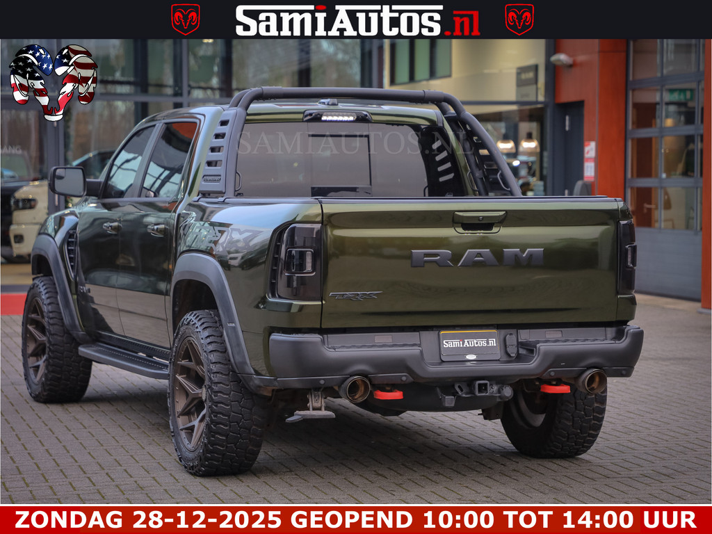 Dodge Ram 1500 TRX OLEA GREEN HELLCAT 6.2 V8 712PK | CARBON PACK | RODE STIKSELS | BOM VOL | 4PLAY WHEELS | DUBBELE CABINE | 5 PERSOONS DC | DE MOOISTE VAN NL | 9