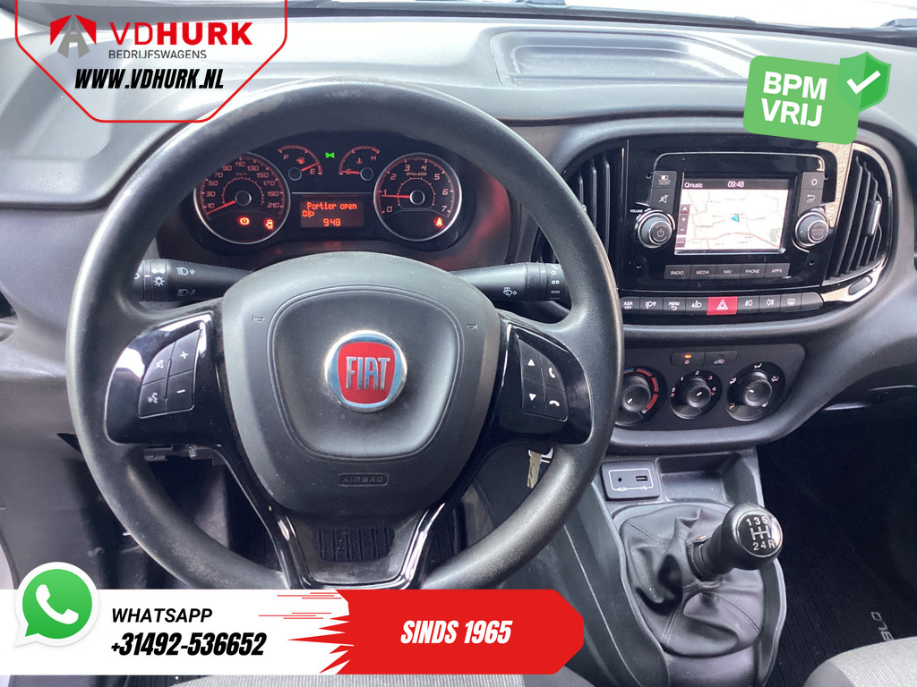 Fiat Doblò Cargo 1.3 MJ 95 pk BPM VRIJ! NL Auto/ Navi/ Airco/ Cruise/ PDC 10