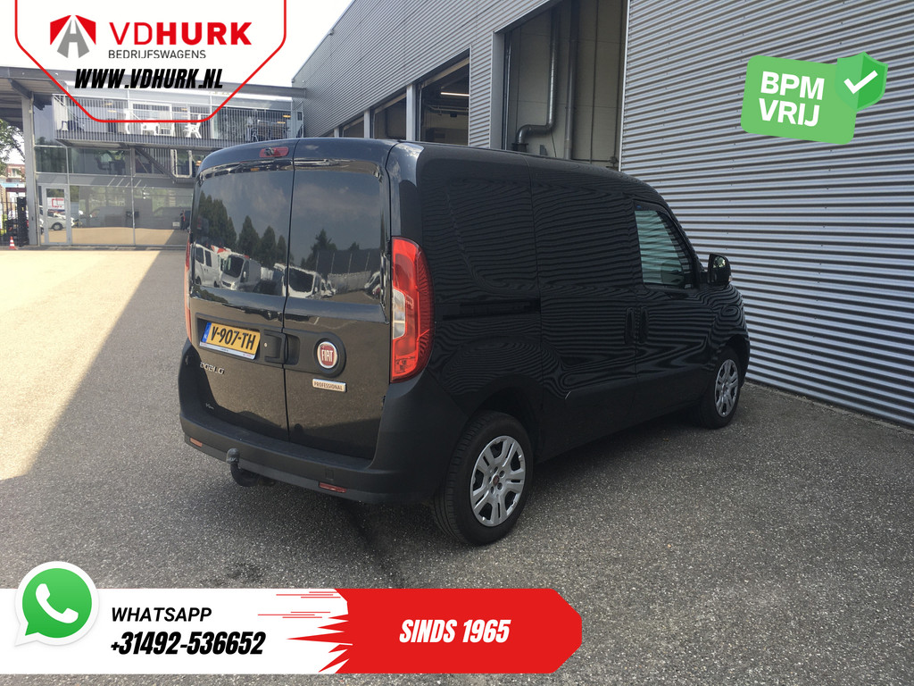 Fiat Doblò Cargo 1.6 MJ 105 pk MARGE BPM VRIJ! Lage KM/ EUR6/ NL Auto/ 3Pers./ DAB/ Cruise/ Trekhaak/ Airco 10