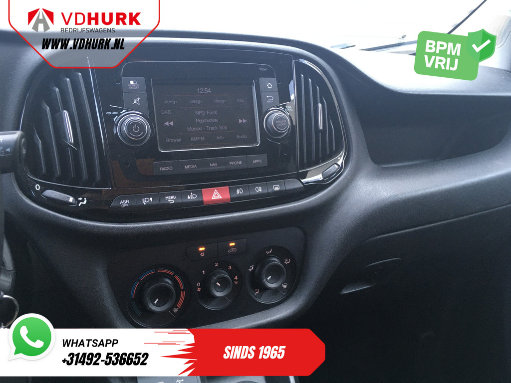 Fiat Doblò Cargo 1.6 MJ 105 pk MARGE BPM VRIJ! Lage KM/ EUR6/ NL Auto/ 3Pers./ DAB/ Cruise/ Trekhaak/ Airco 13