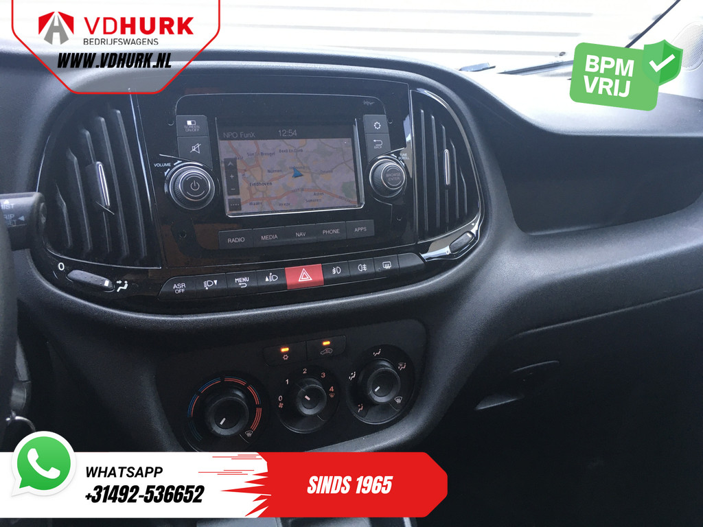 Fiat Doblò Cargo 1.6 MJ 105 pk MARGE BPM VRIJ! Lage KM/ EUR6/ NL Auto/ 3Pers./ DAB/ Cruise/ Trekhaak/ Airco 14