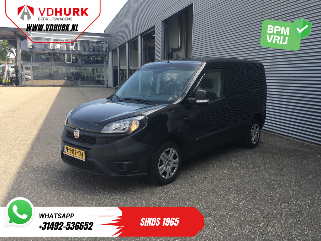 Fiat Doblò Cargo 1.6 MJ 105 pk MARGE BPM VRIJ! Lage KM/ EUR6/ NL Auto/ 3Pers./ DAB/ Cruise/ Trekhaak/ Airco 9