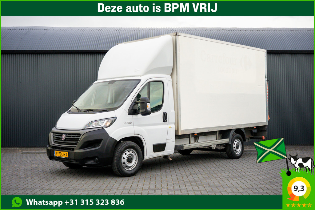 Fiat Ducato 130 Multijet 2.3D | 3-Zits | Bakwagen met laadklep | Cruise | Airco