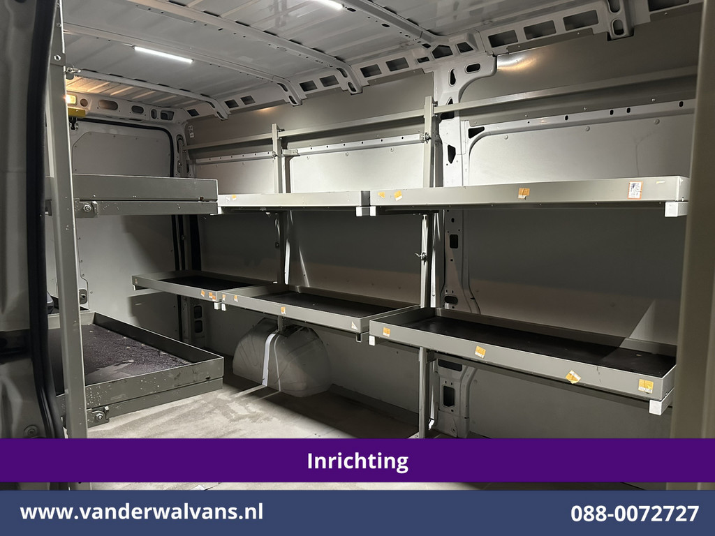 Fiat Ducato 3.0 NP 136pk L4H2 Post NL inrichting Euro6 Airco | Camera | Sidebars | 270 graden achterdeuren, schappen, doorloopdeur 10