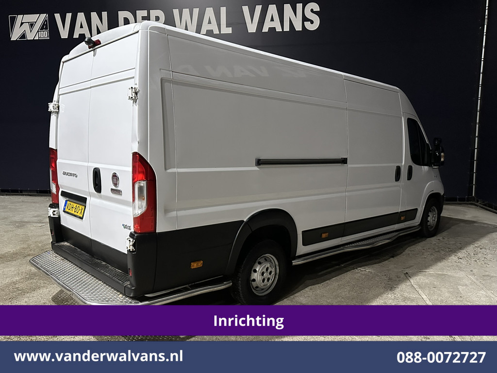 Fiat Ducato 3.0 NP 136pk L4H2 Post NL inrichting Euro6 Airco | Camera | Sidebars | 270 graden achterdeuren, schappen, doorloopdeur 9