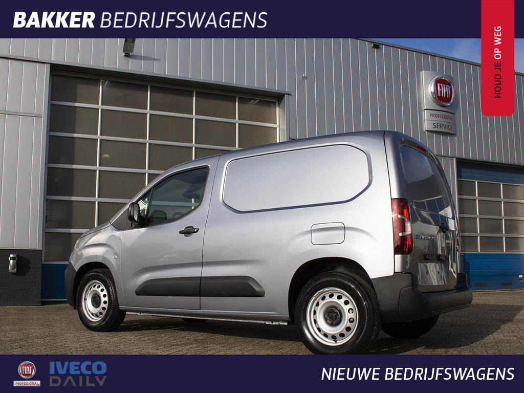 Fiat E-Doblo 136 L1 50 kWh 100% Elektrisch | Airco | Camera | Parkeersensoren (2/2 grijs) 13
