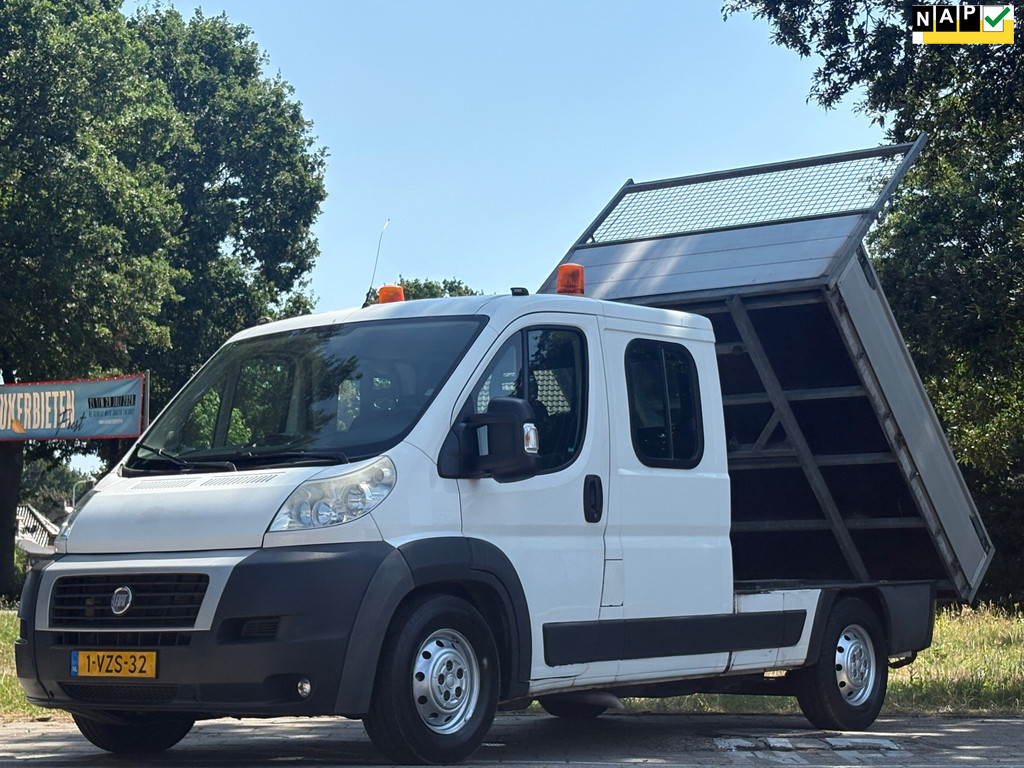 Fiat FIAT DUCATO |Kipper|kieper|CNG|NAP|airco|5 zitplaatsen|bluetooth|parkeersensoren achter|trekhaak|elektrisch pakket