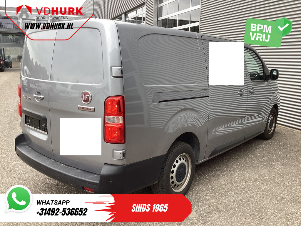 Fiat Scudo 2.0 MJ 145 pk L3 BPM VRIJ! Adapt.Cruise/ Climate/ Keyless/ Carplay/ Camera/ PDC 10