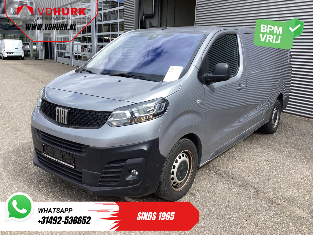 Fiat Scudo 2.0 MJ 145 pk L3 BPM VRIJ! Adapt.Cruise/ Climate/ Keyless/ Carplay/ Camera/ PDC 8