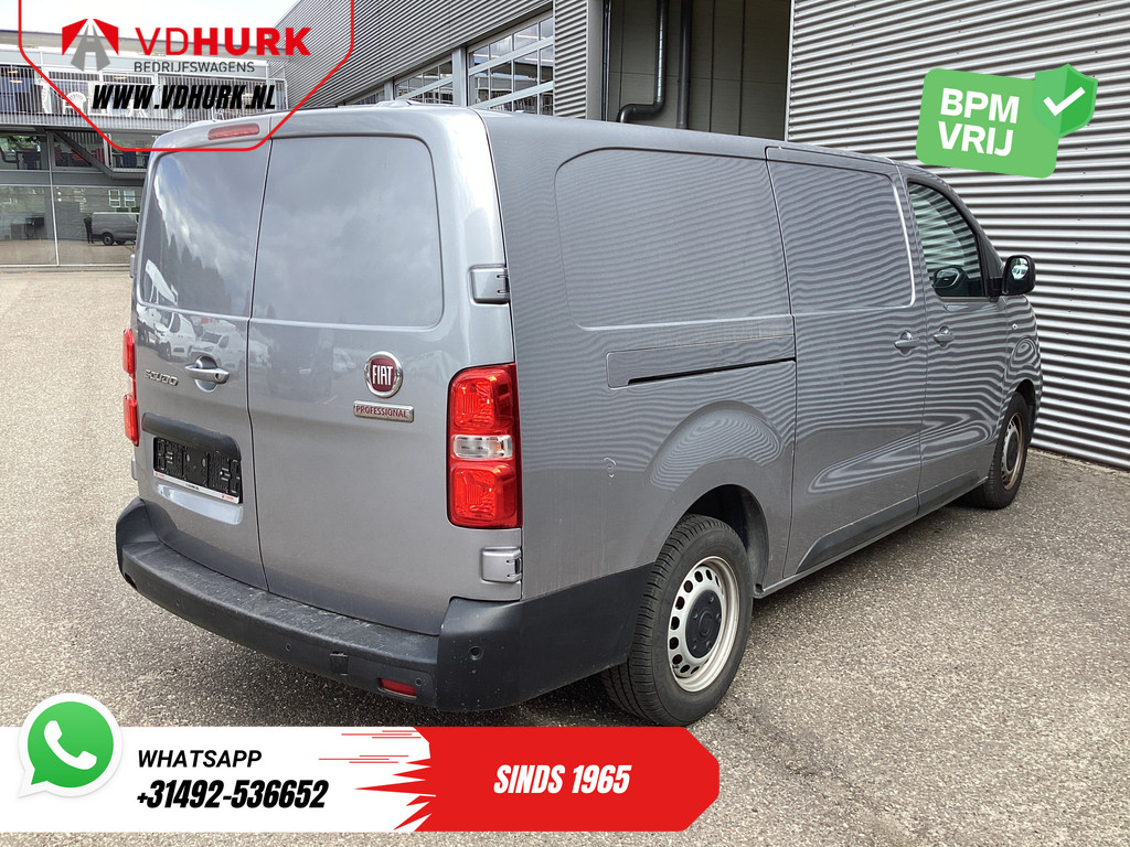 Fiat Scudo 2.0 MJ 145 pk L3 BPM VRIJ! Adapt.Cruise/ Climate/ Keyless/ Carplay/ Camera/ PDC 9