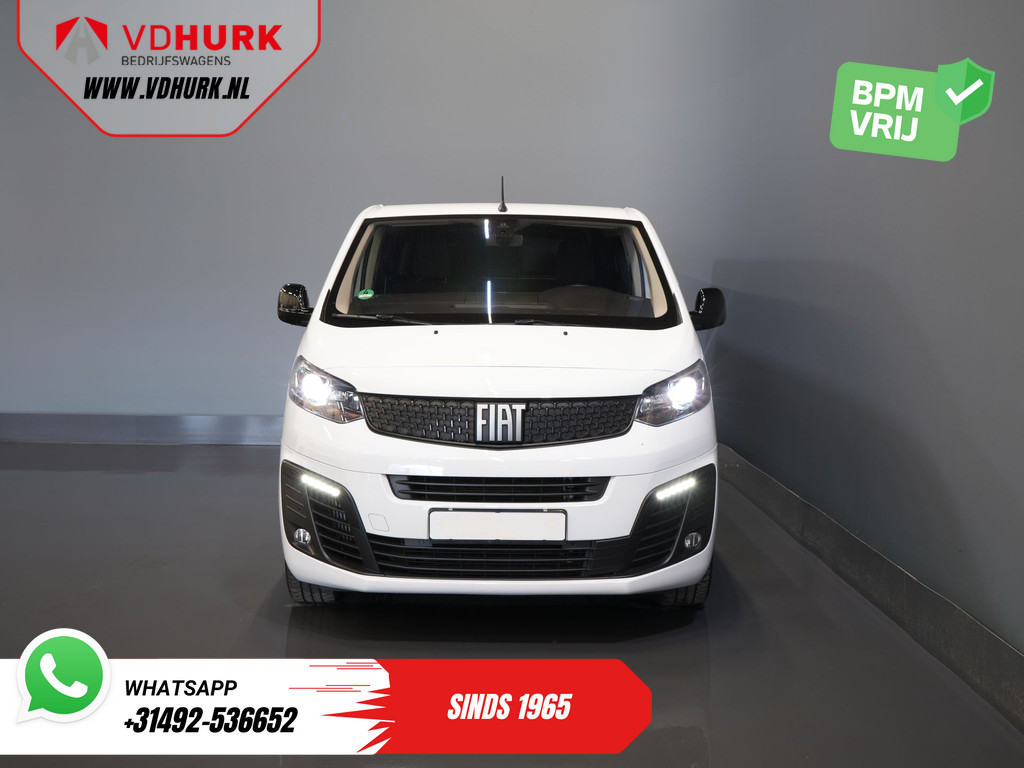 Fiat Scudo 2.0 MJ 180 pk Aut. DC Dubbel Cabine BPM VRIJ! Adapt.Cruise/ Xenon/ Climate/ Keyless/ Carplay/ NL Auto/ PDC 7