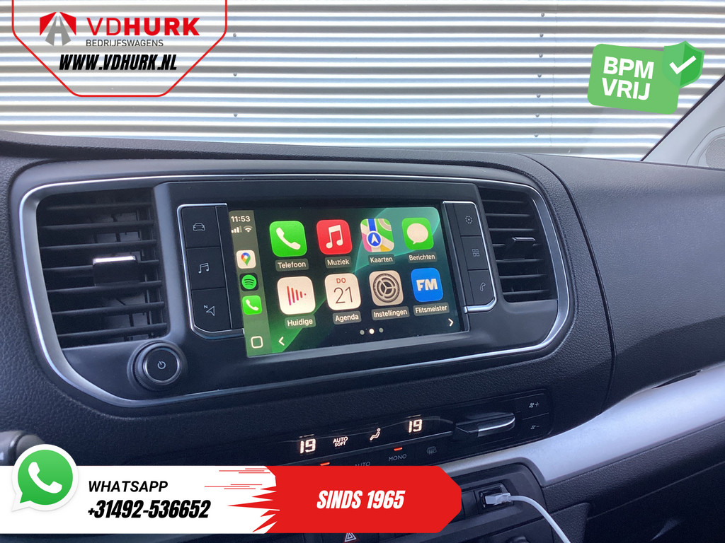 Fiat Scudo Fiat Scudo 2.0 MJ 145 pk L3 BPM VRIJ! Adapt.Cruise/ Climate/ Keyless/ Carplay/ Camera/ PDC 13