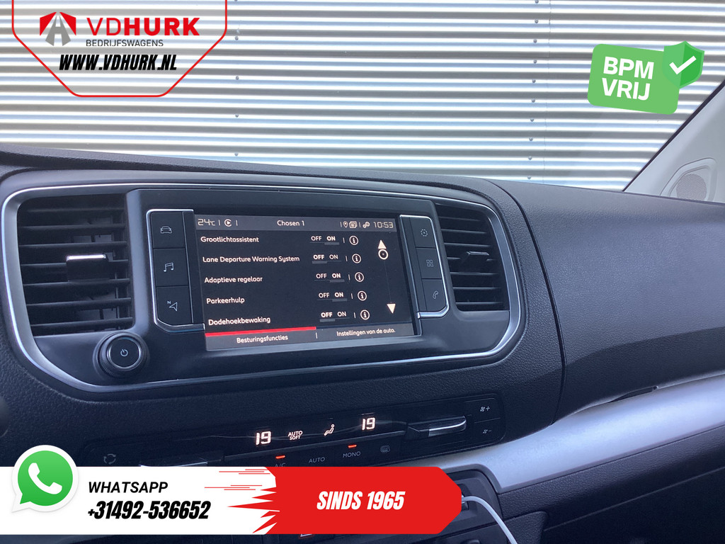 Fiat Scudo Fiat Scudo 2.0 MJ 145 pk L3 BPM VRIJ! Adapt.Cruise/ Climate/ Keyless/ Carplay/ Camera/ PDC 15