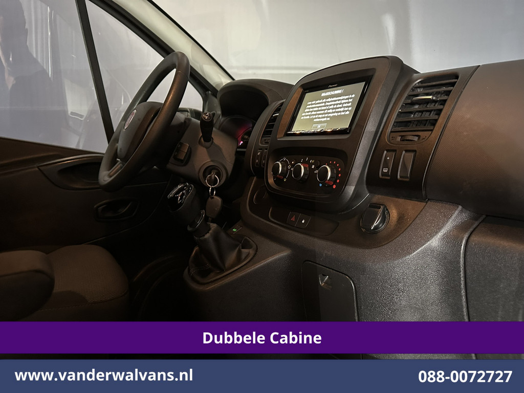 Fiat Talento 2.0 MultiJet 146pk L2H1 Dubbele Cabine Euro6 Airco | 5-Zits | Camera | Navigatie | LM velgen Cruisecontrol, Trekhaak, Parkeersensoren, Sidebars, Dakdragers 14