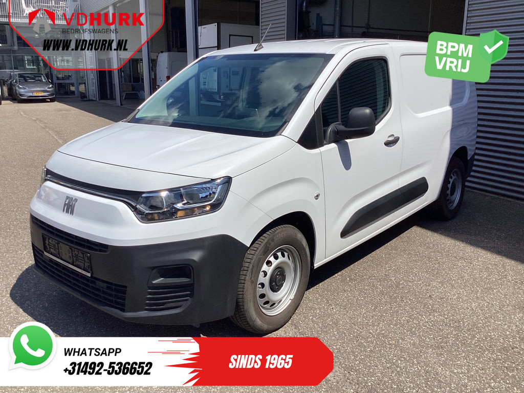 Fiat e-Doblò L2 50 kWh 285 WLTP Carplay/ Snellader/ Camera/ Cruise/ 3 Pers./ Airco/ DAB 8