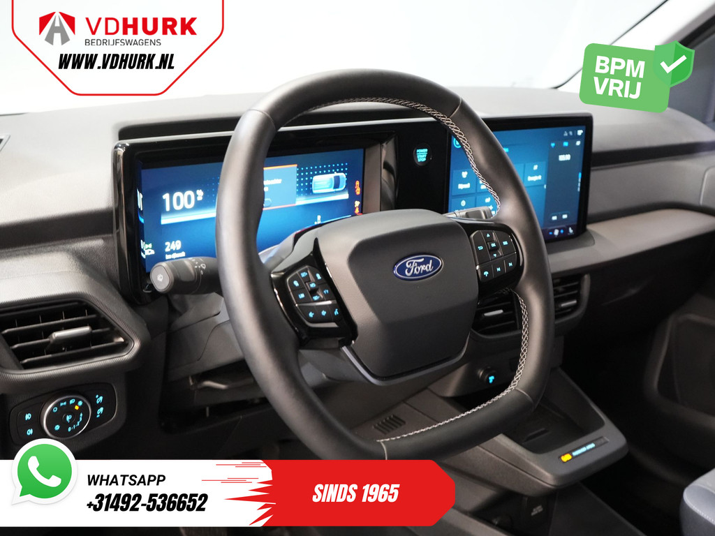 Ford Courier E-Transit Limited 44 kWh 292 km WLTP Garantie/ Snellader/ Adapt.Cruise/ Stoelverw./ Stuurverw./ Carplay/ Camera/ Climate/ PDC/ LMV 14