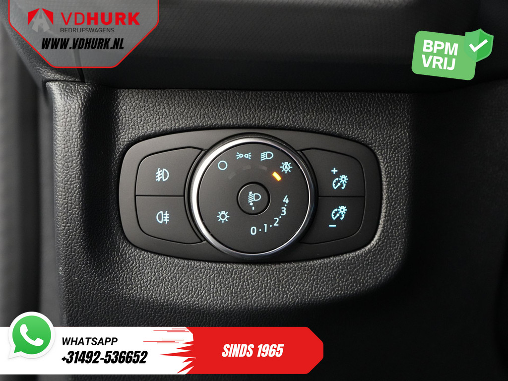 Ford Courier E-Transit Limited 44 kWh 292 km WLTP Garantie/ Snellader/ Adapt.Cruise/ Stoelverw./ Stuurverw./ Carplay/ Camera/ Climate/ PDC/ LMV 18